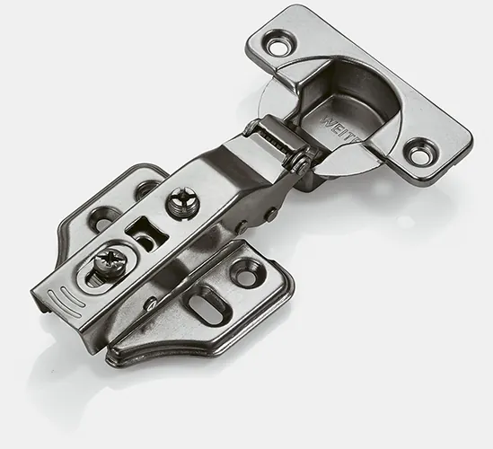 WEITE 6913 titanium-finish 3-stage soft-close hinge